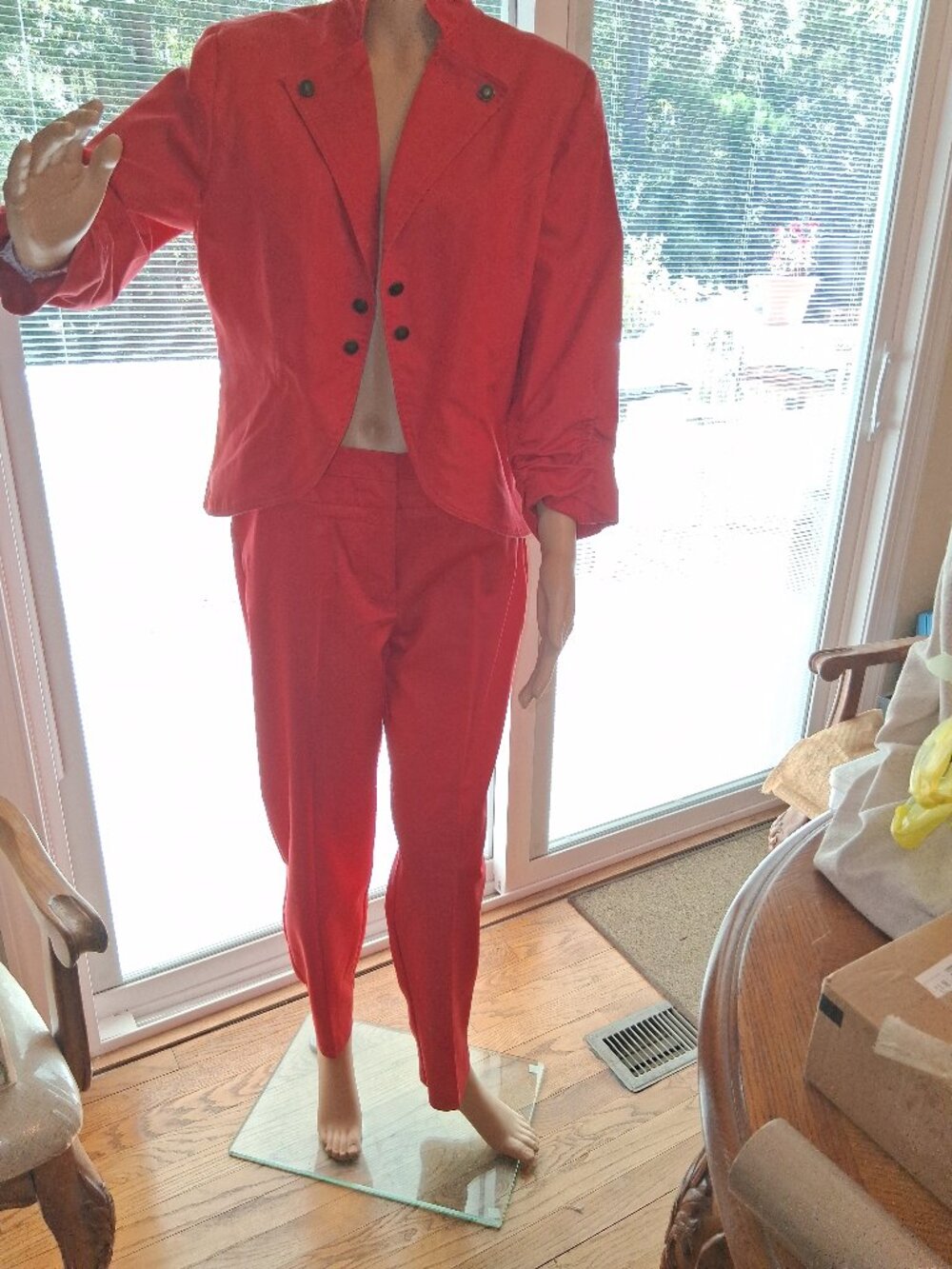Vintage 80's Red Pant Suit (Lady In Red)